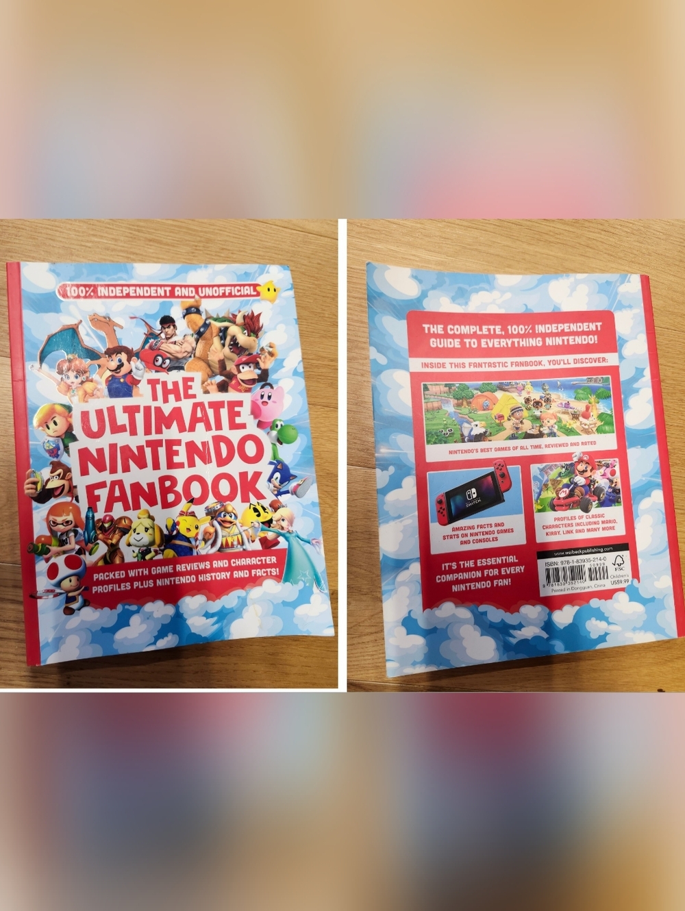 The Ultimate Nintendo Fanbook - Bright Blue & Red Cover
